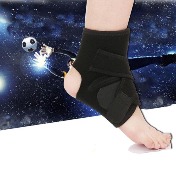 

elastic ankle brace adjustable ankle support stabilizers for sprains roll sprained foot volleyball basketball runnin, Blue;black
