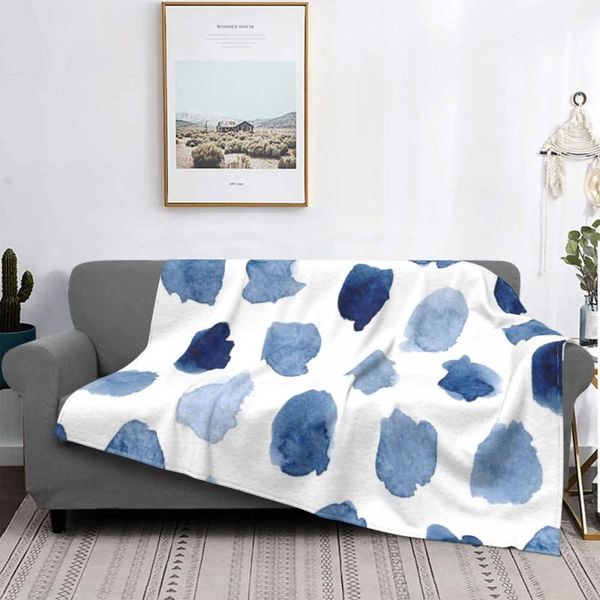 

blankets blue pattern blanket flannel watercolor cozy soft fleece bedspread