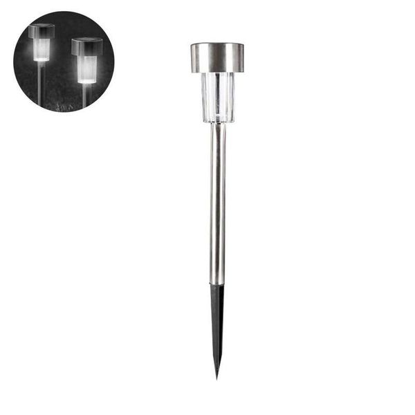 

10pcs solar lighting for garden torch solar lawn lamp stainless steel outdoor decor garden lights home power light