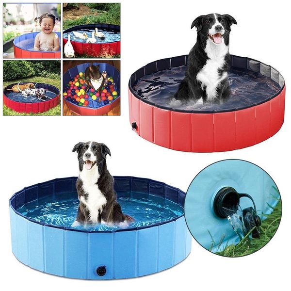 

kennels & pens 1pcs pet dog swimming pool creative foldable bathtub summer indoor and outdoor shower fast delivery good quality