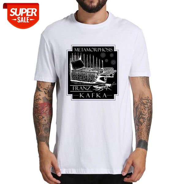 

franz kafka t shirt metamorphosis tshirt eu size 100% cotton comfortable camiseta #kh3u, White;black