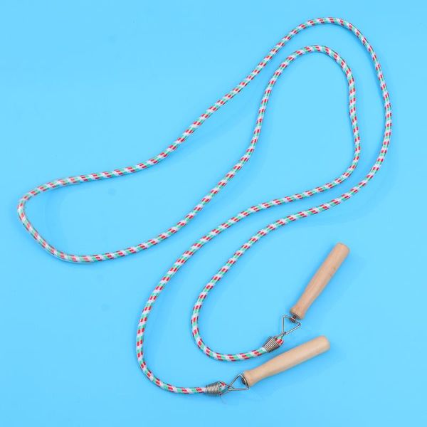 

jump ropes 1 pc rope wooden handle sports accessories skipping for training