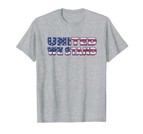 

united we stand - t-shirt, White;black