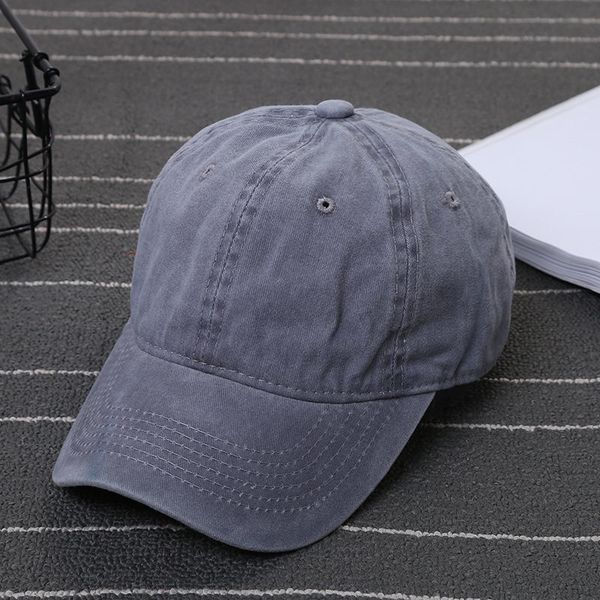 

designers new casual cotton denim cap fashion hat baseball cap outdoor snapback hat women and men sport peaked cap ad22, Blue;gray