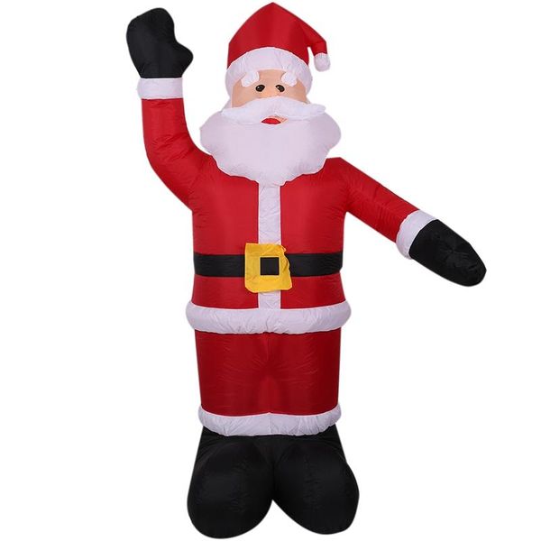 

christmas decorations 2.4m giant santa claus led light inflatable toys props birthday wedding party lawn yard outdoor decoration au plu
