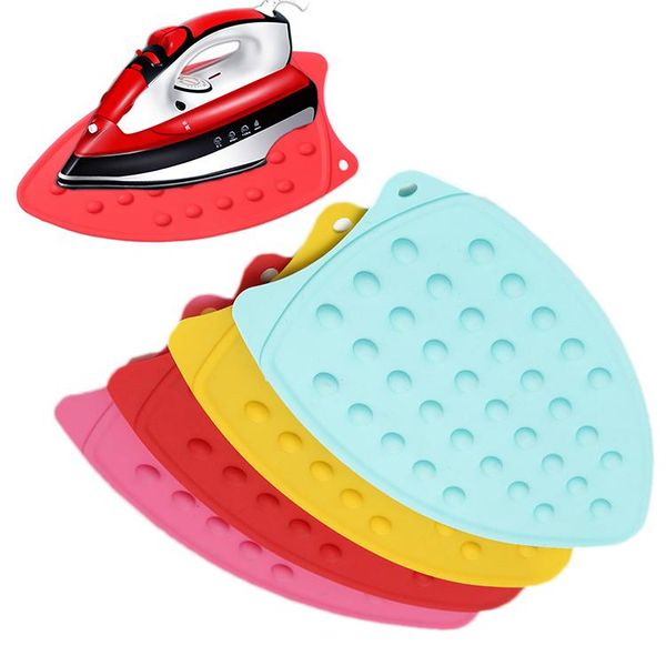 

mats & pads table mat portable silicone iron rest pad placemat ironing board heat resistant dotted decoration
