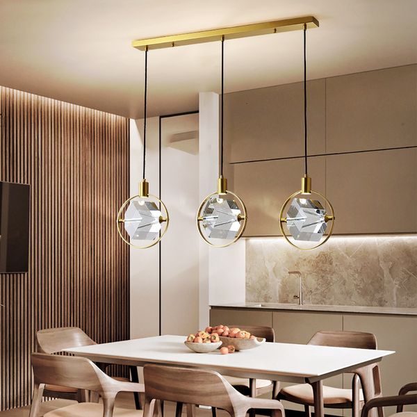 

modern dust conducted the dripping light crystal chandelier luxury simplicity 3 nordic heads fourth bedside lamp decoration house lamps 1wp7