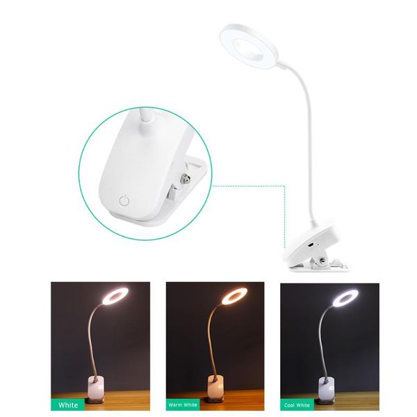 

book lights 5w desk lamp rechargeable table for eye protection touch dimming portable lamps bed reading night light