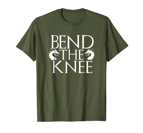 

bend the knee tshirt, White;black
