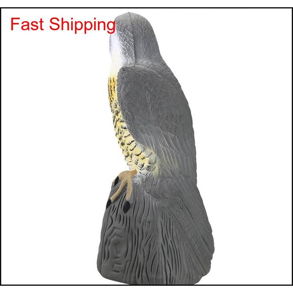 

fake prowler owl scarecrow predator decoy pest bird repeller can move wings scare away birds ga qylqyb homes2011