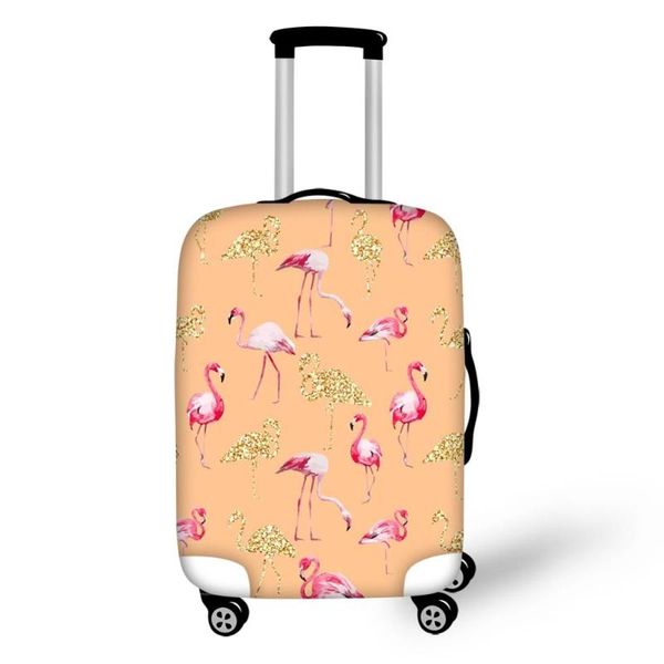 

toiletry kits haoyun cartoon luggage cover flamingos pattern travel suitcase accessories only fashion design