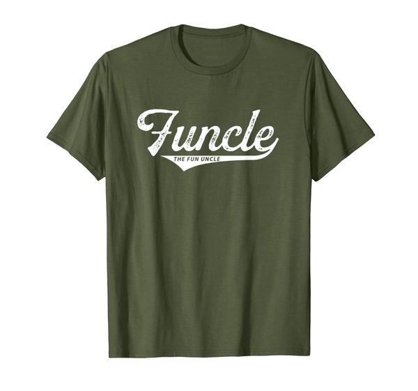 

funcle the fun uncle tee, funcle t-shirt the fun uncle tee, White;black