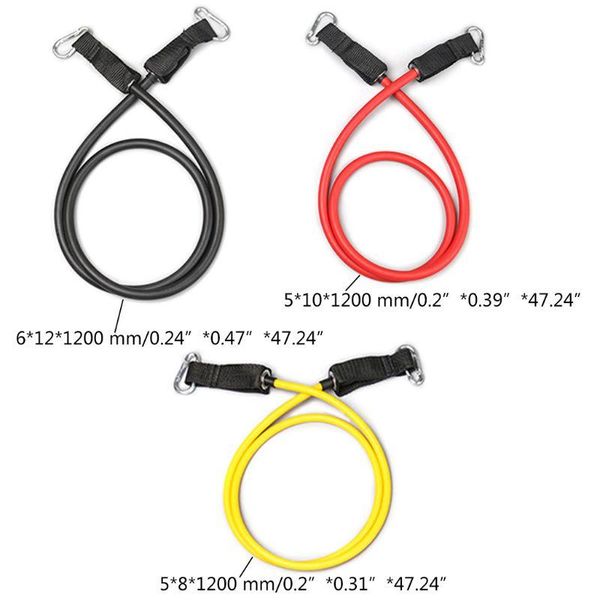 

resistance bands band set 3 stackable exercise (10lb,20lb,30lb) with ankle strap