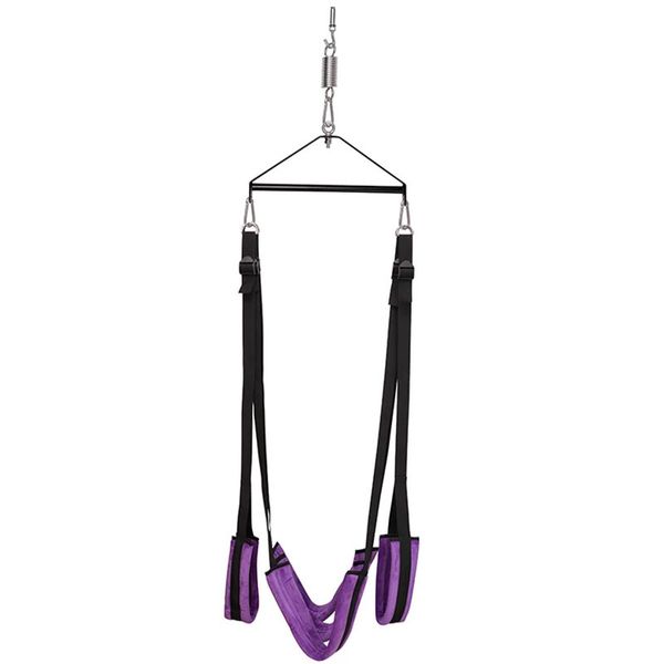 BLACKWOLF Door Swing BDSM Game Set Bondage Gear Spreader Gamba aperta Aggiornato Sedie sospese Giocattoli erotici per donne Coppie