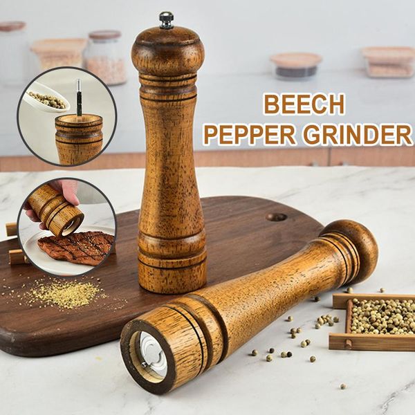 

manual coffee grinders adjustable ceramic oak grinder mills for pepper and salt kitchen supplies