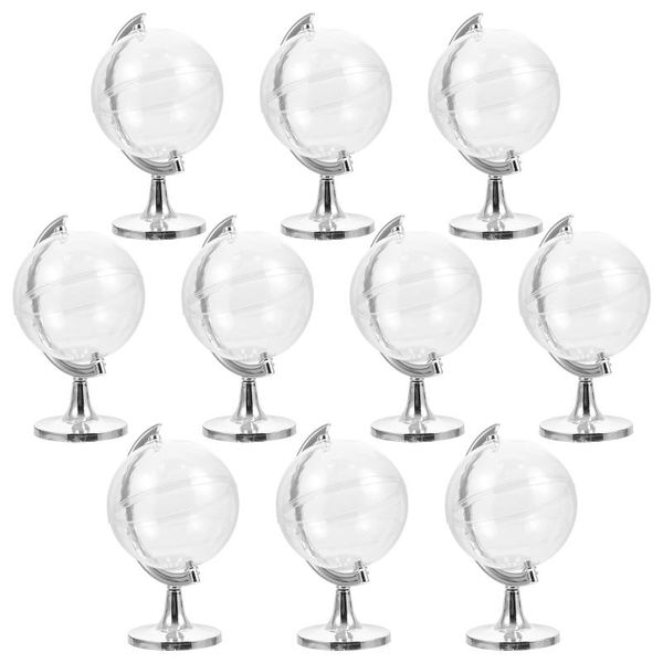 

gift wrap 10pcs transparent pvc round candy box decoration