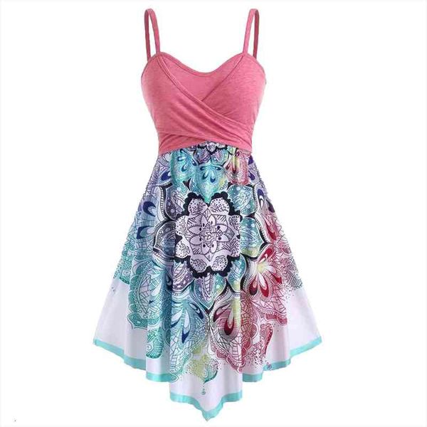 

camis vest printed ladies dresses patchwork slim dress a-line above knee irregular dresses for women dress, Black;gray