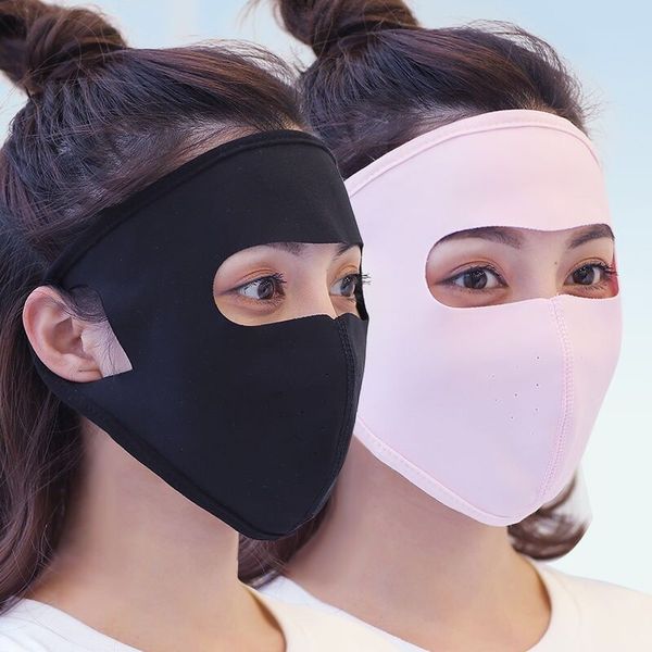 

sun summer mask with face and edge covering for men women's outdoor riding dust