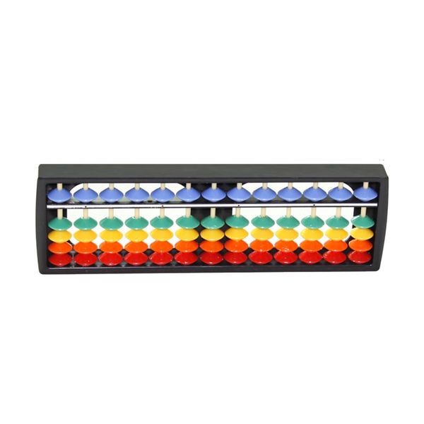 

color plastic beads 13 file five bead students classroom simulation abacus toys