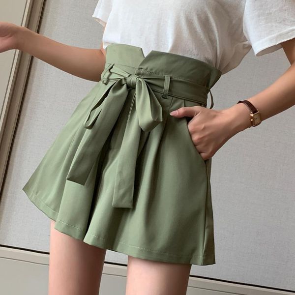 

women's shorts #0737, White;black