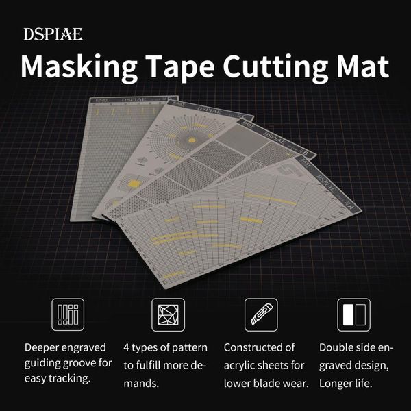 

professional hand tool sets dspiae masking tape cutting mat(concentric circles)