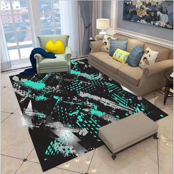 

carpets color graffiti fashion soft flannel 3d printed rugs mat anti-slip large rug carpet home decoration drop 04