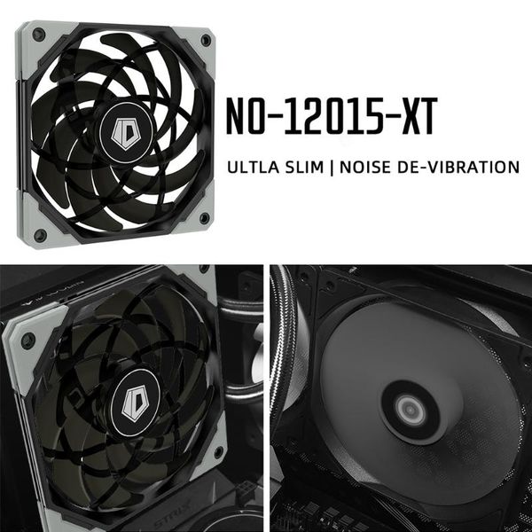 

id-cooling 12021xt 120mm pc computer case adjust fan ultra quiet pwm fans cpu cooler water cooling replace fan