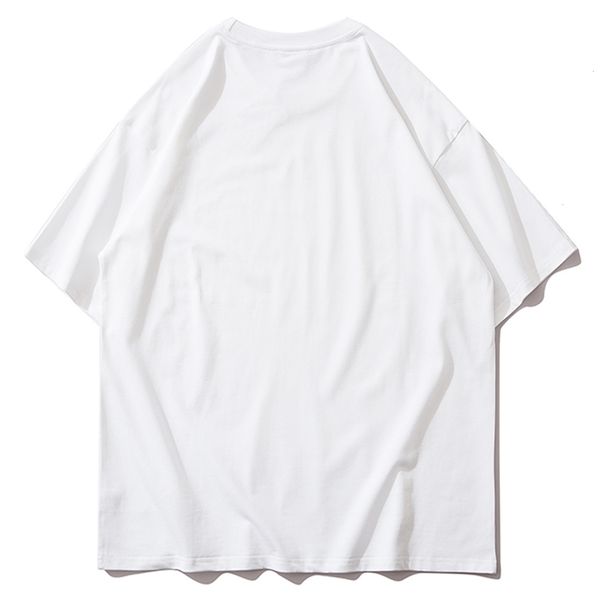 

2021 hip new hop t-shirt streetwear eye devil print harajuku tshirts men women summer cotton tee loose short sleeve shirt black ipph, White;black