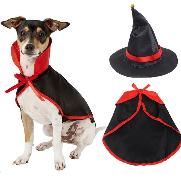 

cat costumes halloween cosplay cute pet dog vampire cloak cape cap witch horns role play clothes for party