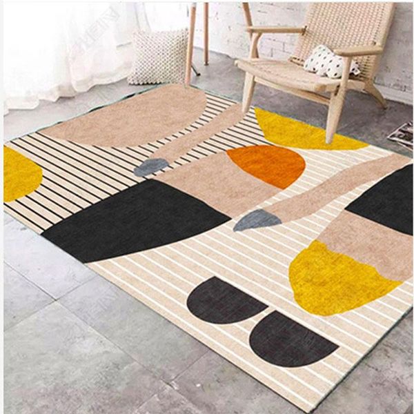 

carpets living room carpet luxury geometric rug for bedroom sofa coffee table floor non-slip mat modern soft fluffy house decor