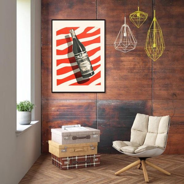 

paintings vintage liqueur ad - poster art bar decor, antique barware wall art,