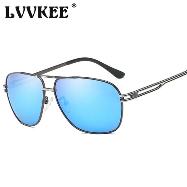

lvvkee brand glasses for metal sunglasses frame polarized uv400 women sun designer blue protect lens shades men kaaru, White;black