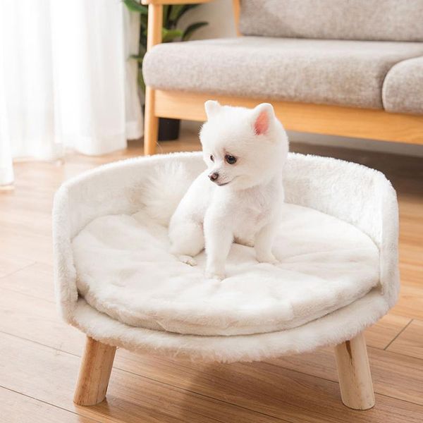 

cat beds & furniture pet sofa bed dog autumn and winter soft fur kennel removable washable mat comfortable pets supplies