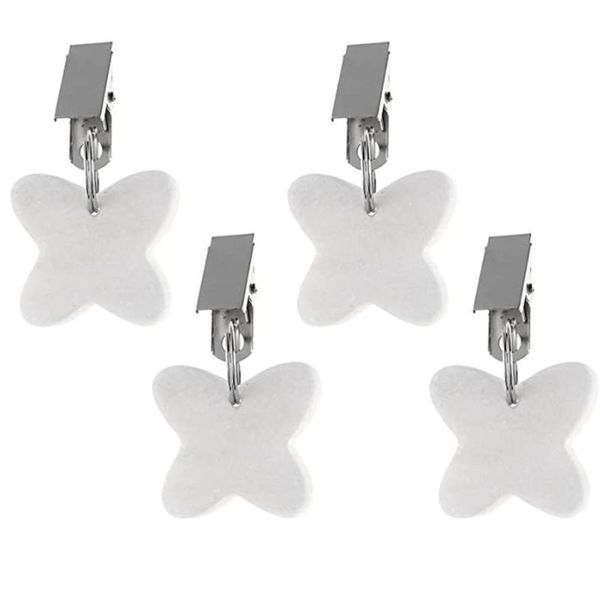 

clothing & wardrobe storage 4pcs butterfly tablecloth weights table cover metal clip pendant stone hangers for home