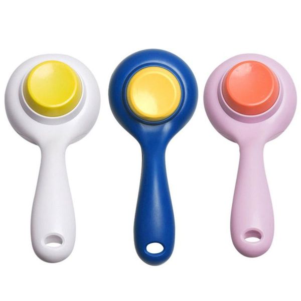 

pet comb cat dog beauty brush big button automatic hair removal self-cleaning depilation brush puppy kitten grooming tool