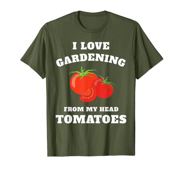 

vegetable gardener gift funny pun tomatoes gardening t-shirt, White;black