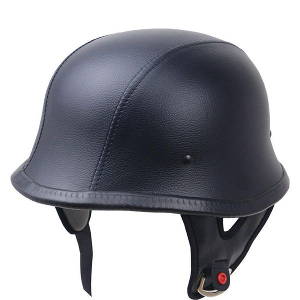 

motorcycle helmets helmet vintage retro cascos para moto scooter cruiser chopper motorbike german half face