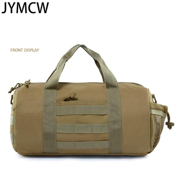 

outdoor bags sports camouflage backpack 900d troop mountaineering trekking bag barrel tactical backpack, men's