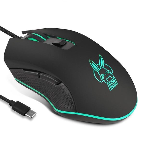 

Mice RGB Wired Gaming Mouse USB Luminous Game Macro Programming 2400 DPI Optical Gamer 95AF