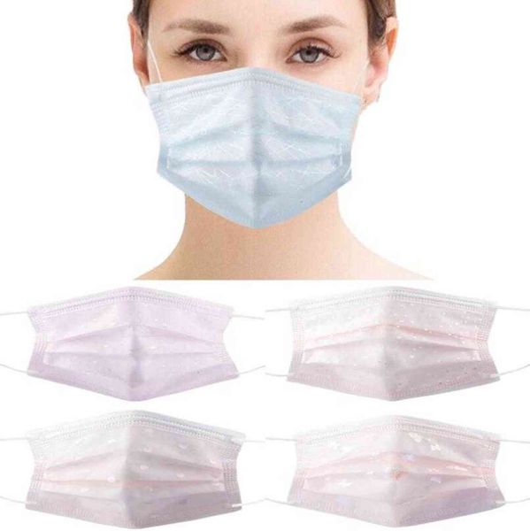 

beautiful 4 layer 95%filtration efficiency designer gauze disposable mask flower dustproof prevention of iuenza mouth masks