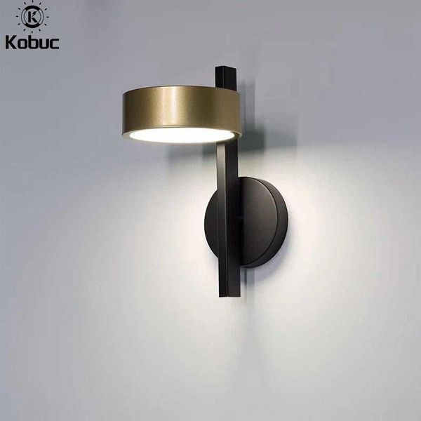 

wall lamp kobuc nordic minimalist indoor led 5w for bedroom bedside background gold iron decoration creative sconce 220v