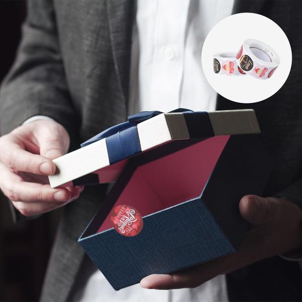 

gift wrap 2 rolls valentine's day label sticker bouquet decorative decal