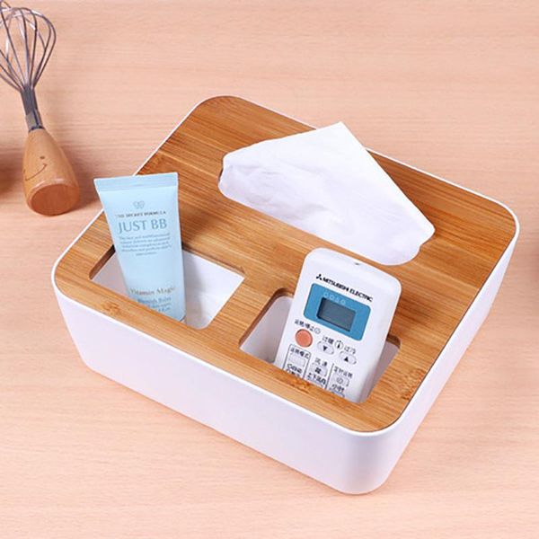 

tissue boxes & napkins solid wood napkin holder square shape wooden plastic box case home kitchen paper holdler storage accessories