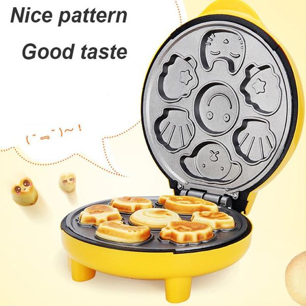

bread makers mini electric walnut cake maker automatic nut waffle machine sandwich iron toaster baking breakfast pan oven eu plug