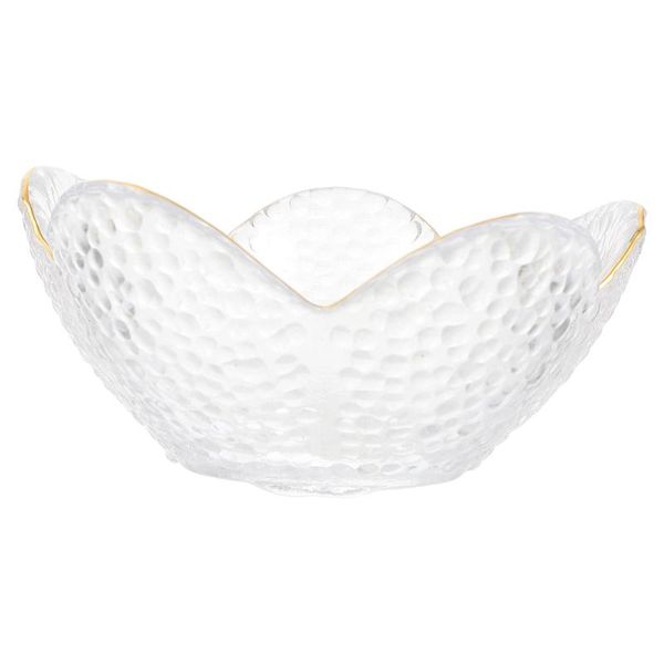 

bowls 1pc glass fruit tray lotus bowl salad storage dessert