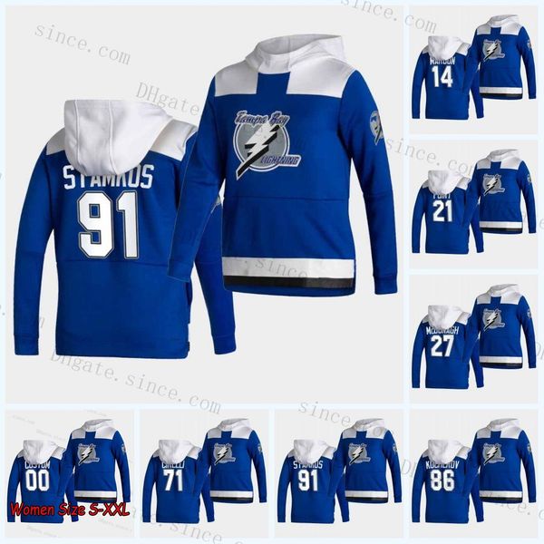 

custom 2021 reverse retro hoodie 77 victor hedman tampa bay lightning steven stamkos kucherov vasilevskiy brayden point coleman mcdonagh, Black;red