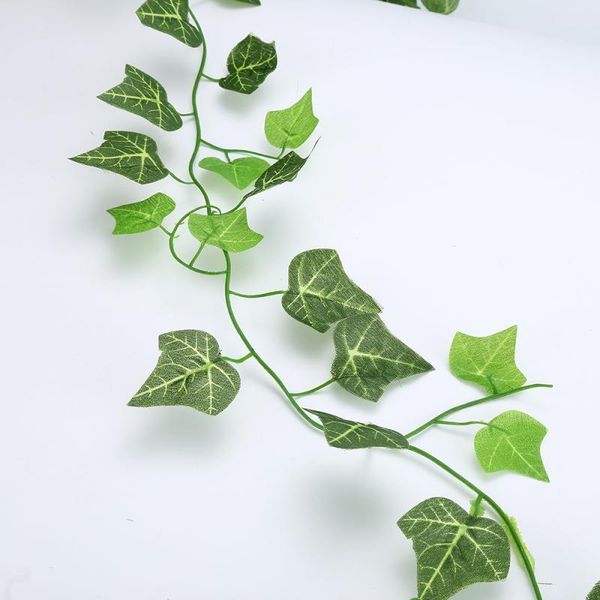 

decorative flowers & wreaths 1 pcs 2.1m ivy green fake leaves garland plant vine foliage home decor plastic rattan string wall artificial pl
