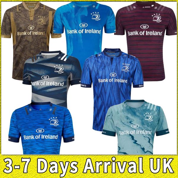 

2021 2022 leinster rugby jersey home away european alternate irish club shirt size s-3xl, Black;gray