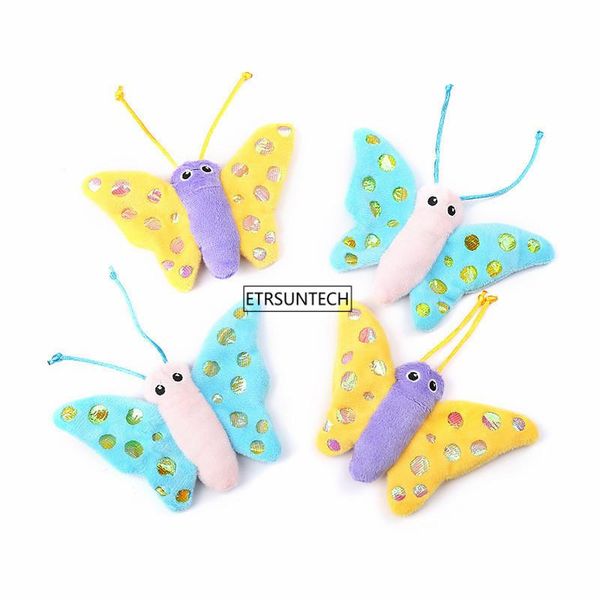 

cat toys 100pcs funny butterfly toy interactive play crazy chewing teeth for cats