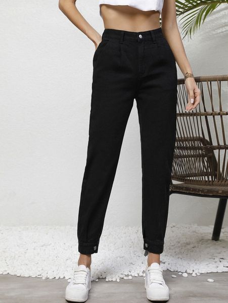 

high waist jogger jeans u5vp#, Blue